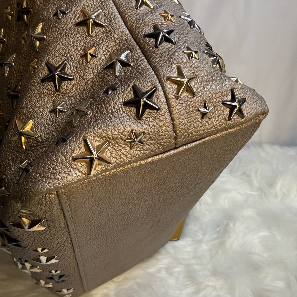 Jimmy Choo Tri color with gunmetal tote with matching wallet - Picture 7 of 10